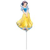 Ballon en aluminium gonflé "Princesse Disney Blanche-Neige" 35 cm 