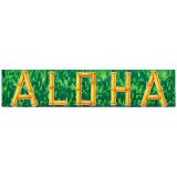 Bannière métallisée Aloha 25 x 120 cm