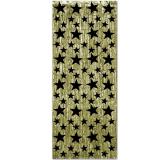 Rideau de porte métallique "Glamour Stars" 91 cm x 2,44 m - doré-noir