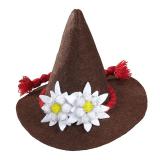 Mini chapeau "Heidi" - marron