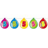 Guirlande de motifs "Fête d'anniversaire en couleurs" 10 m - 5