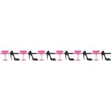 Guirlande avec motifs "Girlie Party" 167 cm