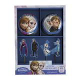 Kit de déco pour muffins "La reine des neiges" 48 pcs.