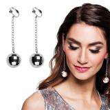 Boucles d'oreille "Boules disco"