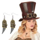 Boucles d´oreilles "Ailes Steampunk" 