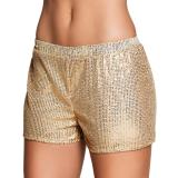 Short à paillettes "Hotpants" taille M - doré