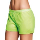 Short à paillettes "Hotpants" taille M - vert fluo