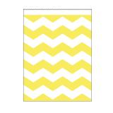 10 sachets en papier "Crazy Stripes" - jaune