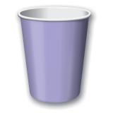 24 gobelets en carton - parme