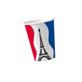 10 gobelets en carton "France"