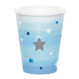 8 Gobelets "Little Star" bleu