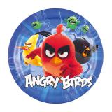 8 assiettes en carton "Angry Birds -  Le film"