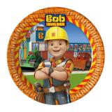 8 assiettes en carton "Bob le bricoleur - nouvelle aventure" 