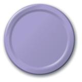 24 assiettes en carton - parme
