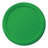 24 assiettes en carton - vert