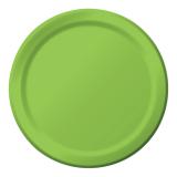 24 assiettes en carton - vert clair