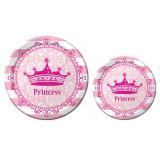 8 assiettes en carton "Royal Princess"