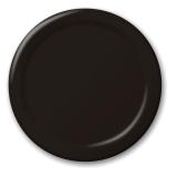 24 assiettes en carton - noir