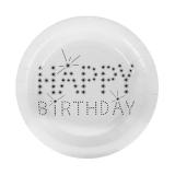 10 assiettes en carton "Sparkling Birthday"