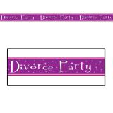 Rouleau de rubalise "Divorce Party" 6 m
