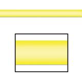 Ruban de déco fluo XXL 61 m - jaune