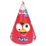 6 chapeaux pointus "Furby" 