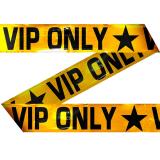 Ruban de rubalise "VIP ONLY" 15 m