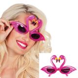 Lunettes de soirée "Flamants roses amoureux"