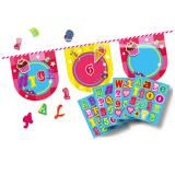 Personalisierbare Wimpel-Girlande "Candy" 4 m