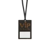  10 cartes "VIP" personnalisables avec collier en satin