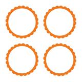 Autocollants personnalisables 20 pcs. - orange