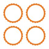 Autocollants personnalisables 20 pcs. - orange