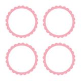 Autocollants personnalisables 20 pcs. - rose