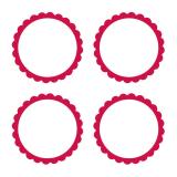 Autocollants personnalisables 20 pcs. - rouge