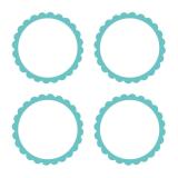 Personalisierbare Sticker 20er Pack-türkis