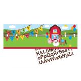 Personalisierbares Folienbanner "Meine kleine Farm" 152 cm