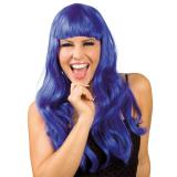 Perruque "Cheveux ondoyants" - bleu