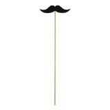 2 accessoires pour photos "Moustache" 32 cm