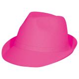 Chapeau Trilby rose