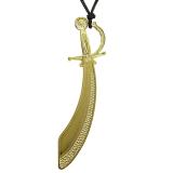 Collier de pirate "Sabre d'or"