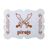 6 sets de table "Pirate"