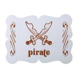 6 sets de table "Pirate"