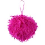 Raumdeko Federkugel-pink-30 cm