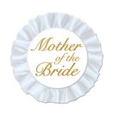 Rosette "Mother of the Bride" 9 cm