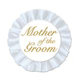 Rosette "Mother of the Groom" 9 cm