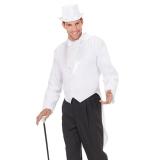 Veste queue-de-pie pour homme - blanc-XL