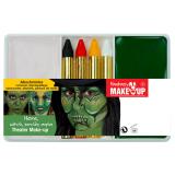 Set de maquillage vert "Sorcière" 6 pcs