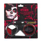 Kit de maquillage "Jour des morts" 6 pcs.