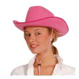 Chapeau de cowboy - rose