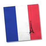 20 serviettes "France - Tour Eiffel"